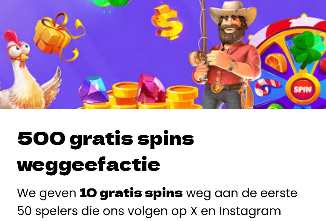 Slot It 500 Gratis Spins Weggeefactie